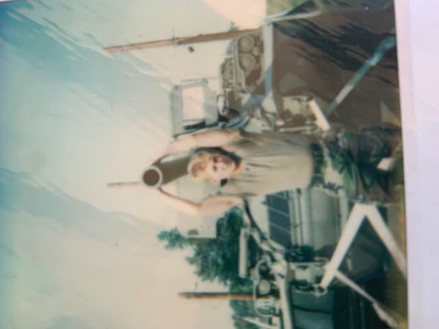 Vintage photo - JC Grigg during military service