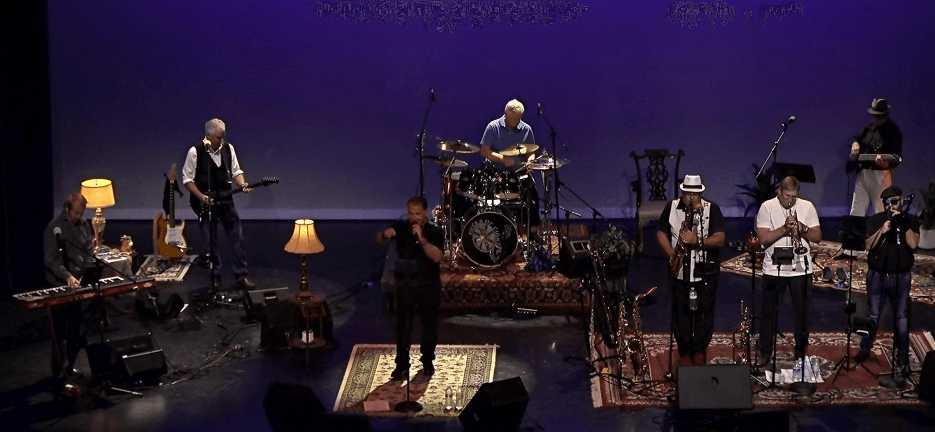 Pieces of 8 theater performance with full band