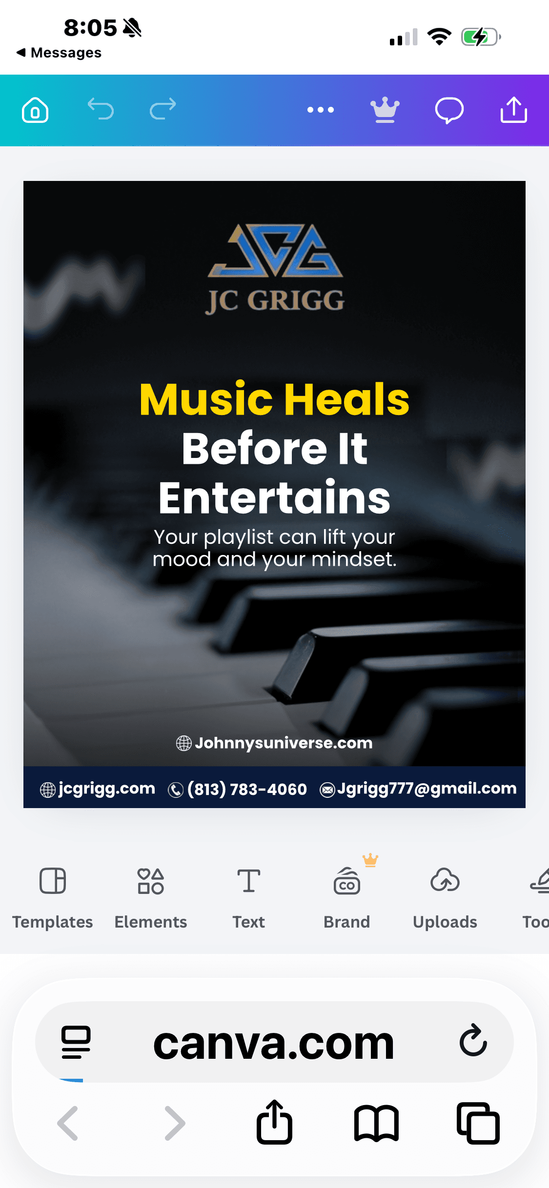 Piano keys close up — Music heals before it entertains by JC Grigg